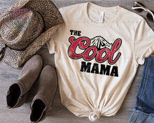 Load image into Gallery viewer, Screen Print Short Sleeve T-Shirt or Bleached Style - The Cool Mama - Coors - Mountains - Cool Mama - Beer
